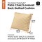 Classic Accessories Montlake FadeSafe Patio Chair/Loveseat Back Quilted Cushion, 21x20x4 Inch, Chamomile 62-058-CREAM-EC - alternate 7